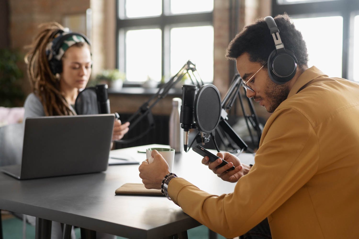 Enregistrement d’un podcast